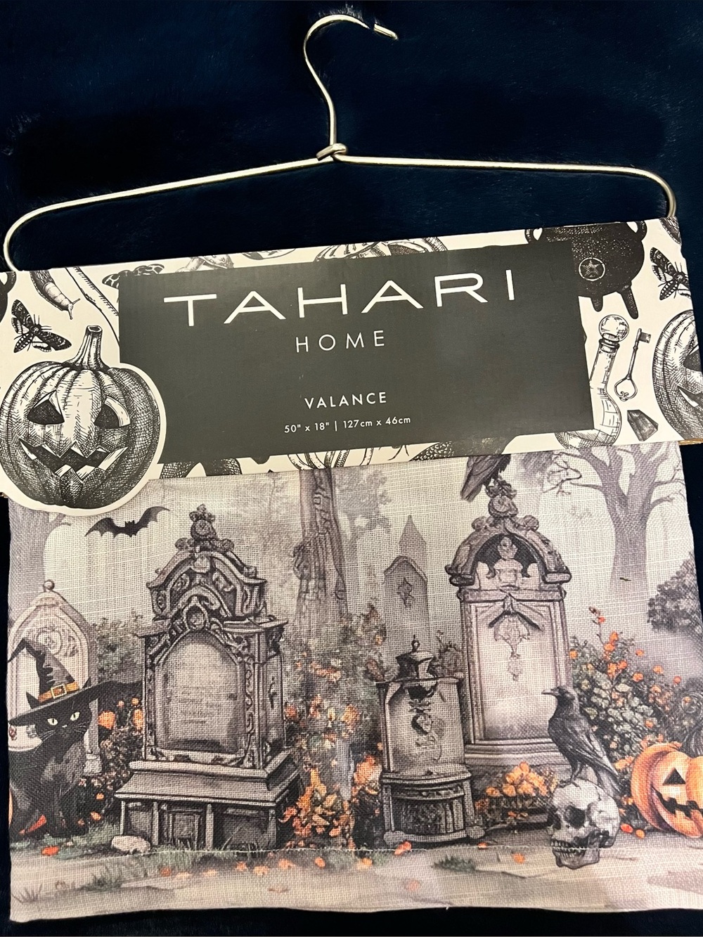 Tahari Home Halloween Valance